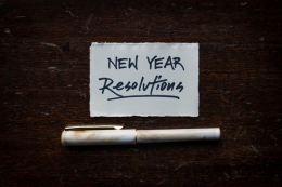 Ilustrasi resolusi tahun baru. (sumber: Unsplash via kompas.com) 