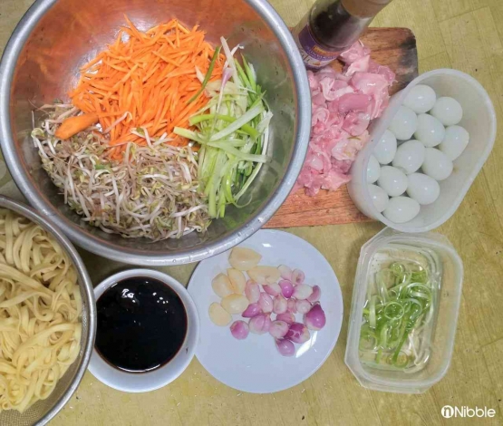 Bahan memasak Siu Mie | Ilustrasi | Foto by nibble.id