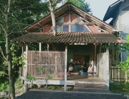 Omah Kebon Homestay salah satu tempat latihan meditasi. | Dokumen pribadi.