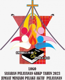 Logo Sasaran Pelayanan GBKP Tahun 2023 (Dok. Pribadi)