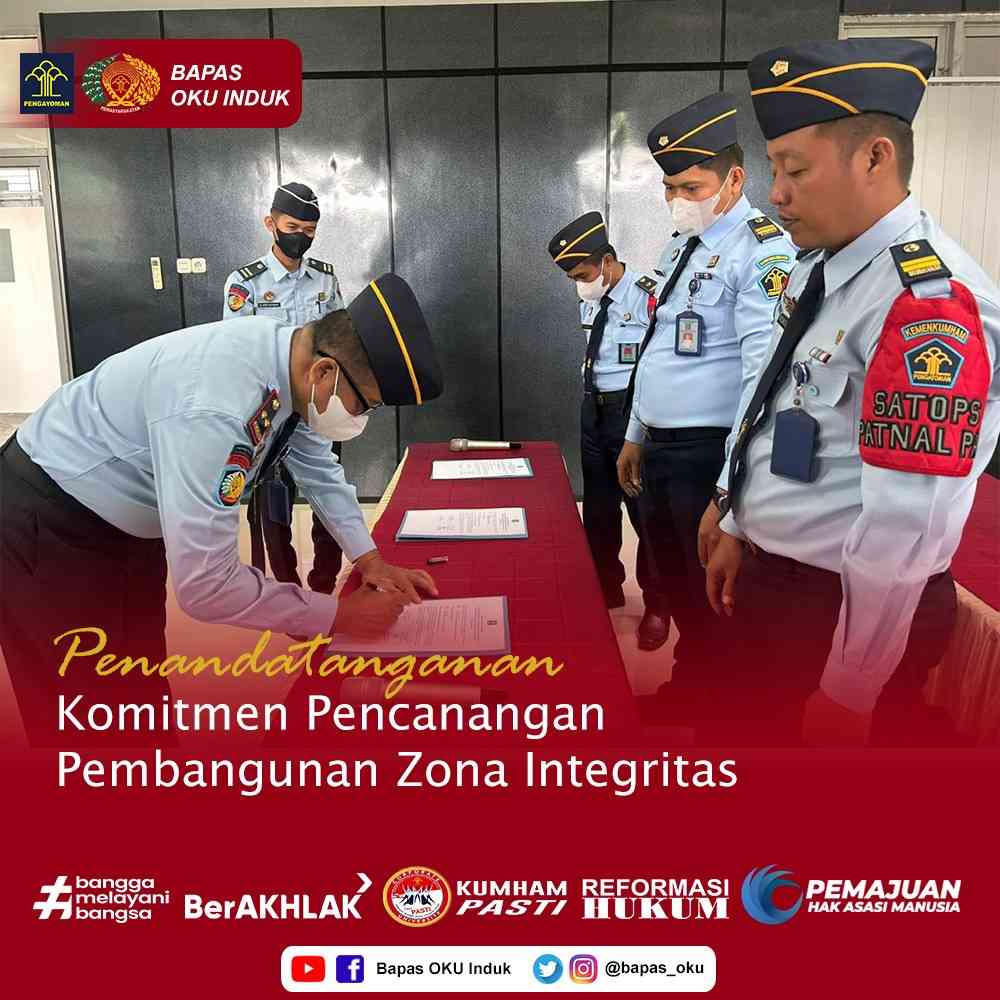 Kanwil Kemenkumham Sumsel Bersama Bapas OKU Induk Dan 27 UPT Serentak ...