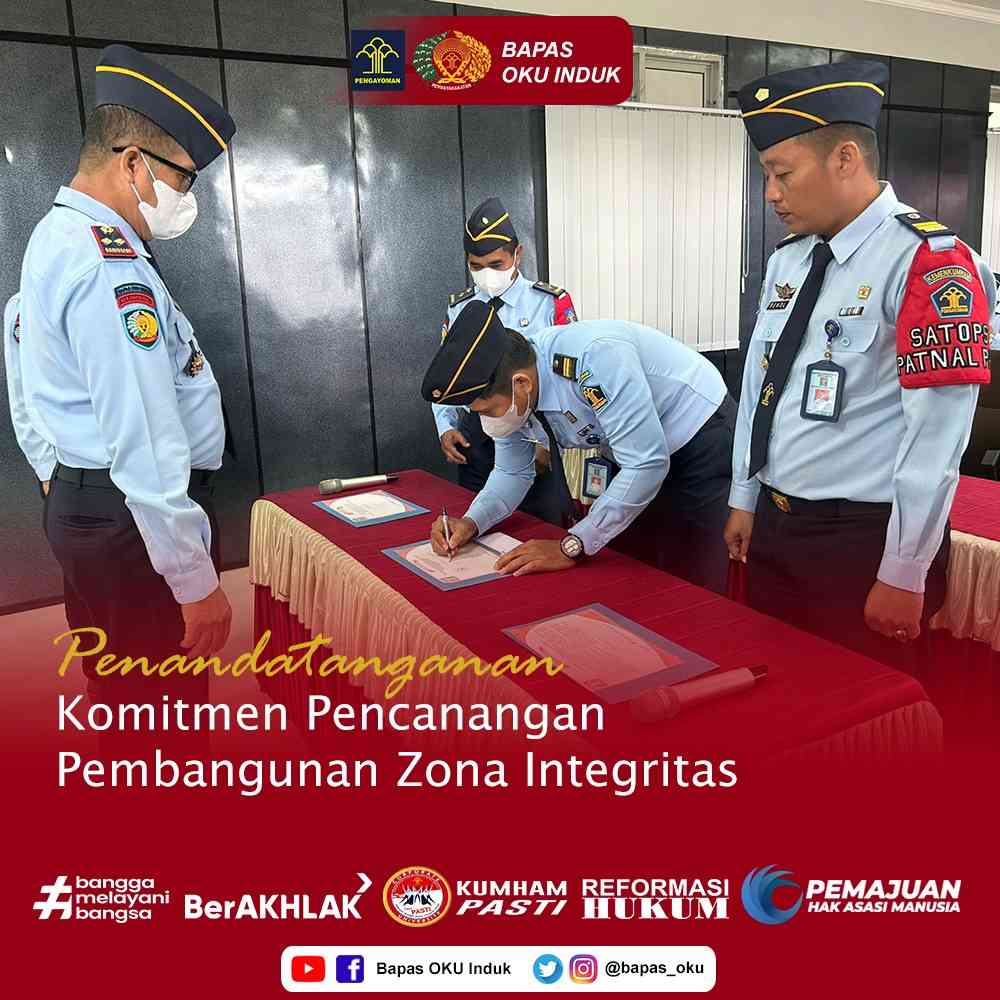 Kanwil Kemenkumham Sumsel Bersama Bapas OKU Induk Dan 27 UPT Serentak ...