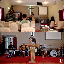 Gereja Pembaharuan Lapas Kelas I Malang Siapkan Natal Bersama | dok.humas