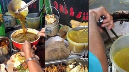 Kuliner berminyak yang sedang viral di media sosial (Tribunnews.com)