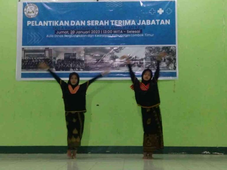 Penampilan tari tradisional. Dokpri