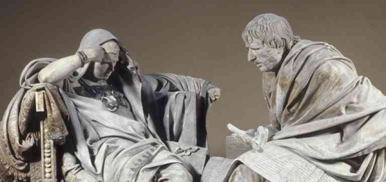 Nero and Seneca, by Eduardo Barrn / Museo del Prado | brewminate.com