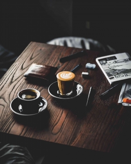 Ide dalam secangkir kopi. Foto : bybernardus, instagram.