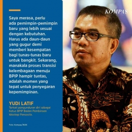 Yudi Latief, PhD, Sumber : Kompas