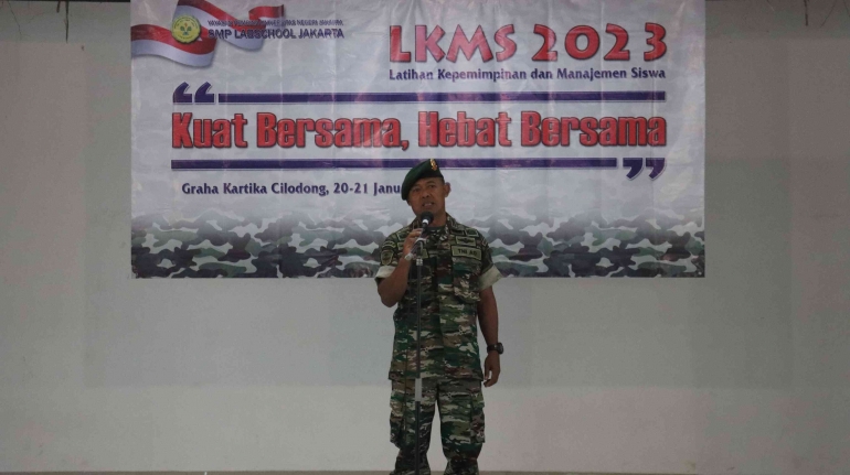 Pelatih LKMS dari TNI AD/Dokpri