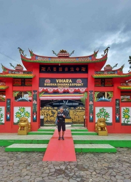 Vihara Budha Tidur di Desa Tonjong, Bogor. Foto Dokumen Pribadi.