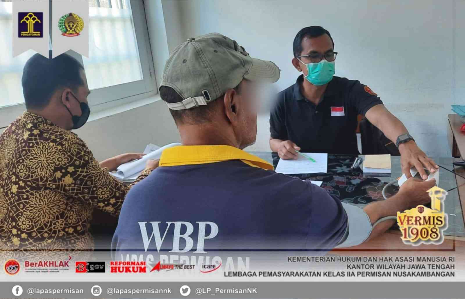 Penuh Dedikasi Petugas Lapas Permisan Nusakambangan Layani Pemeriksaan ...