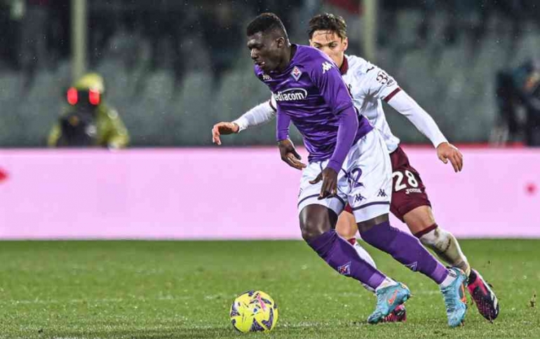 Fiorentina Vs Torino 0-1. Foto: Twitter @ACFFiorentinaEN.