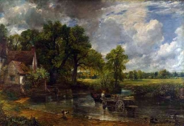 The Hay Wain (John Constable, 1821). Sumber: Wikmedia Commons 
