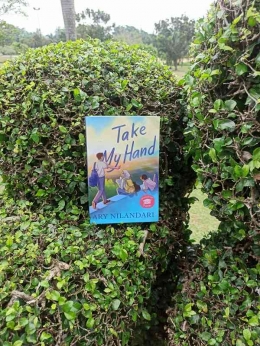Cover Novel Take My Hand karya Ary Niladari (sumber foto: Dokumetasi Pribadi)