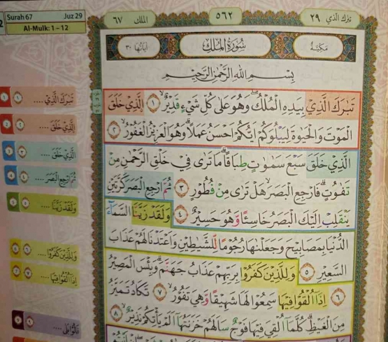 Quran Surat Al Mulk (foto: dokumentasi pribadi)