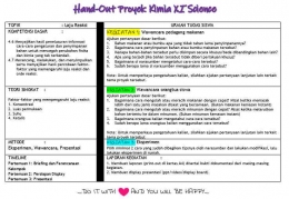 Hand-out Proyek