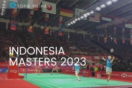Laga Marcus/Kevin vs Kang/Seo dalam jadwal Indonesia Masters 2023 digelar di Istora Senayan, Jakarta, Selasa (24/1/2023).(KOMPAS.com/ Ahmad Zilky) 