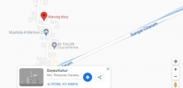 Gambar: Google map daerah Tempuran