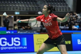 Gregoria Mariska berpeluang meraih gelar di Indonesia Masters 2023 (Foto PBSI). 