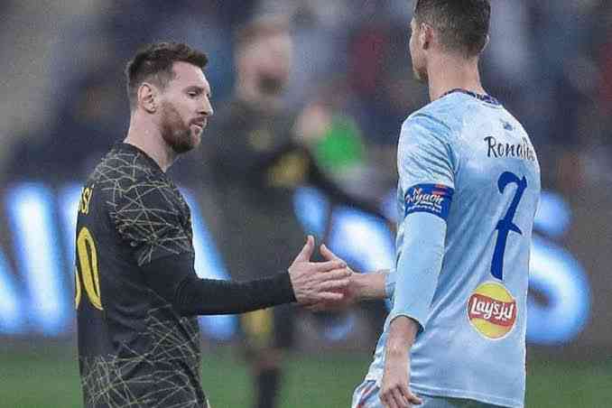 Messi dan Ronaldo/Harianhaluan.com