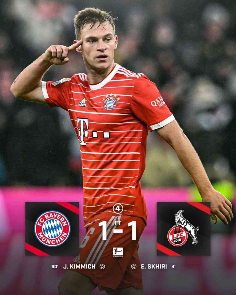 FC Bayern Munchen vs FC Klon (sumber gambar Instagram 433)