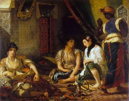 Women of Algier (Eugène Delacroix). Sumber: Wikimedia Commons  