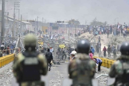  Kekacauan politik di Peru | Foto globalis.it. 
