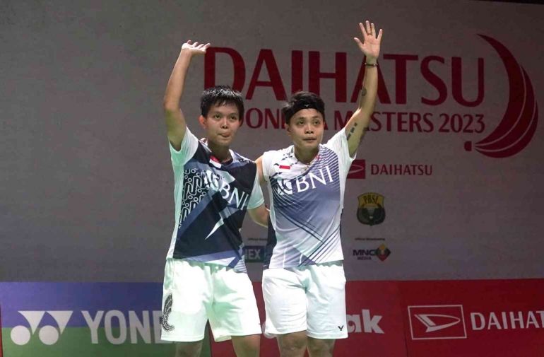 Apri/Fadia segel satu tempat di perempat final Indonesia Masters 2023 dan akan menghadapi jagoan Thailand: pbsi.id