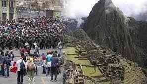  Ratusan Turis Dari Seluruh Dunia Terdampar Di Kota Kuno  Karena Protes dan kerusuhan Peru, | Foto via akurat.id