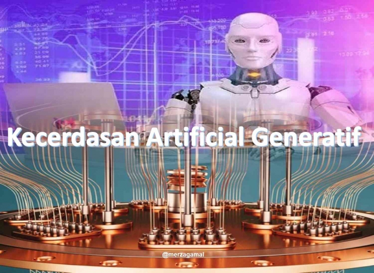 Image: Membangun model Kecerdasan Artificial Generatif (Generative AI) merupakan sebuah pekerjaan besar. (by Merza Gamal)
