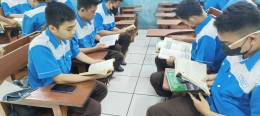 dokpri - kegiatan literasi kelas XII