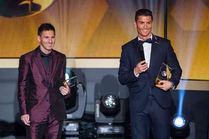 Ilustrasi gambar: Cristiano Ronaldo dan Lionel Messi, Bintang sepakbola kenamaan dari https://m.panditfootball.com oleh Pandit Sharing