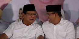 Prabowo Subianto dan Anies Baswedan. Bisa bertarung di Pilpres 2024? (Foto: Kompas.com).
