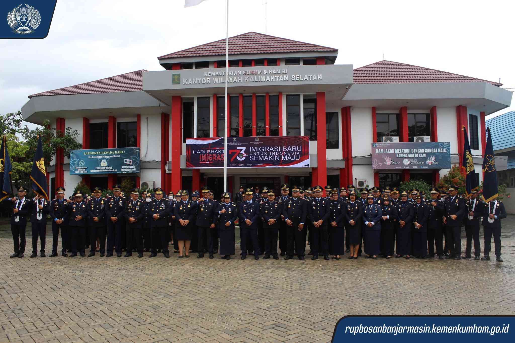 Kepala Kantor Rupbasan Banjarmasin Ikuti Upacara & Syukuran Hari Bhakti ...