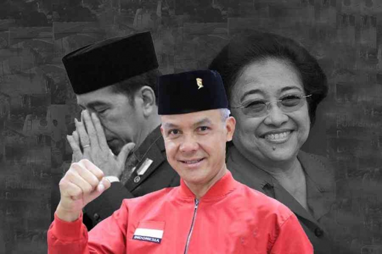 Ilustrasi: Presiden Jokowi, Megawati dan Ganjar Pranowo.-Setpres/PDIP/Syaiful Amri/Disway.id-Disway.id