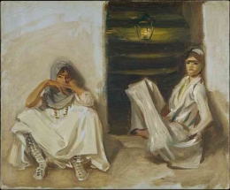 Two Arabs Women (circa 1905, John Singer Sargent). Sumber: Wikimedia Commons