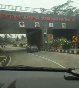 Underpass Jenderal Sudirman Purwokerto. Foto dokpri.