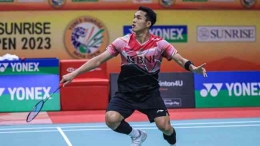 Jojo harus hadapi hadangan Shi Yuqi untuk meraih kursi final di Indonesia Masters 2023. (sumber: cnnindonesia.com)