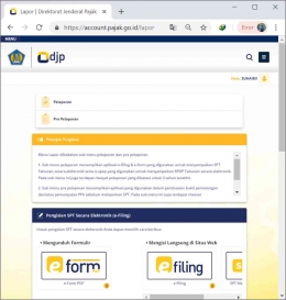 e-filing pajak online (dokpri)