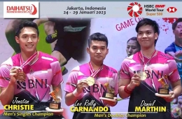 Indonesia Raih Dua Gelar Juara di Indonesia Masters 2023 (Foto Facebook.com/Badminton Wonder Fans - New BWF) 