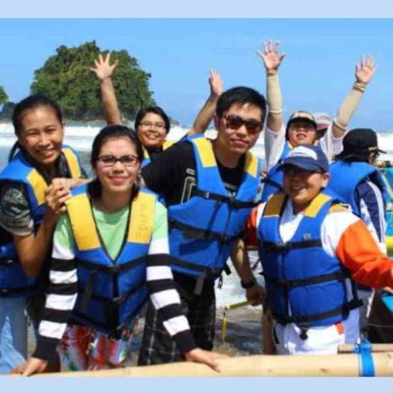 Persiapan berperahu menuju lokasi Coban Banyu Anjlok | Dok. Pribadi 