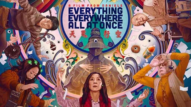 Poster film Everything Everywhere All At Once bertema Multiverse, Sumber: Tirto.id