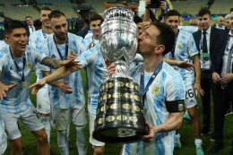 Argentina Juara Copa America 2021/getty images