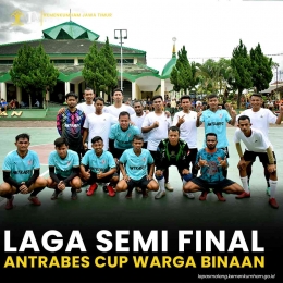 Semifinal Liga Futsal Antrabes Cup Lapas Kelas I Malang | dok.humas
