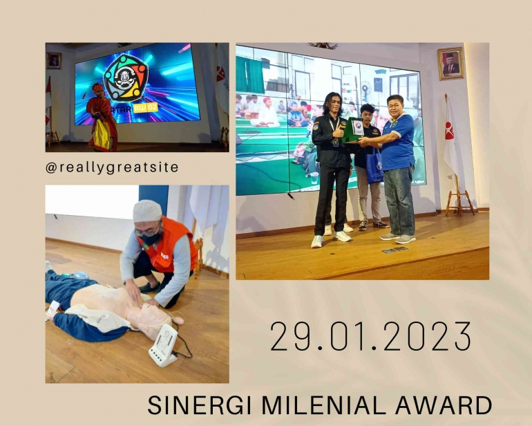 Sinergi Milenial Award yg diselenggarakan di Gedung Serbaguna I Sumber Foto: dokpri