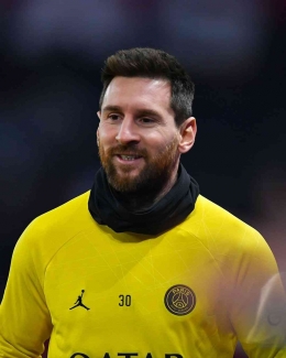 Potret Lionel Messi sebelum menghadapi Reims. (instagram.com/psg)