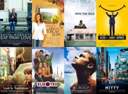 Beberapa film bertema travel yang sangat terkenal. Sumber: www.roadaffair.com