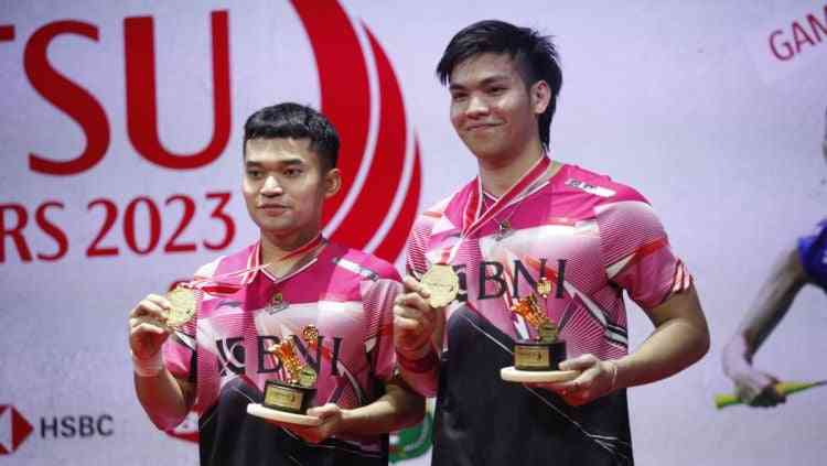 Leo/Daniel juara Indonesia Masters 2023 (indosport.com)