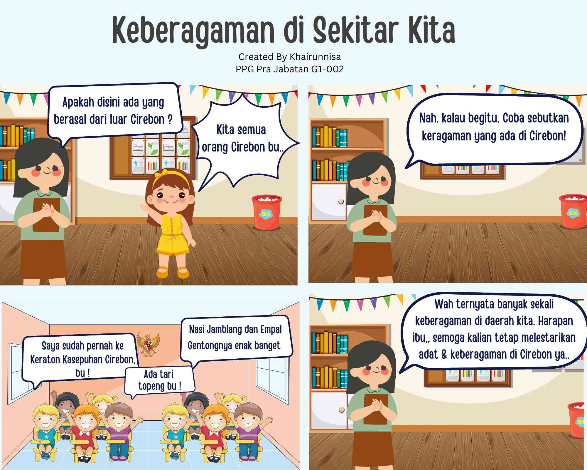 Foto Artikel : Komik Kebudayaan (Keberagaman Sekitar Kita) - Kompasiana.com