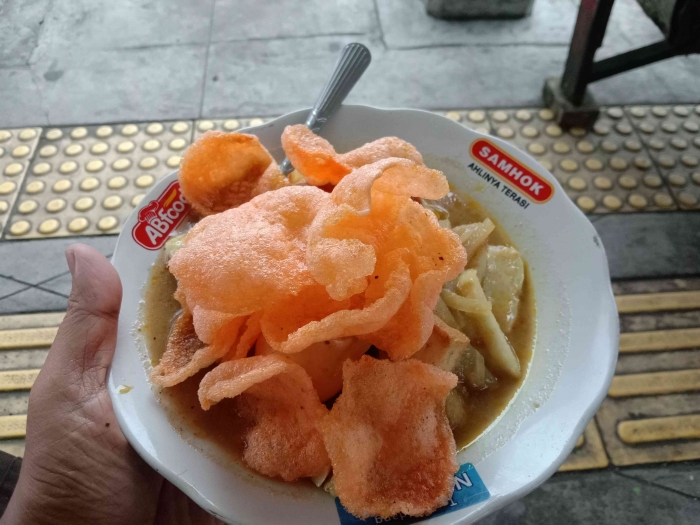 Ketupat sayur/dokpri